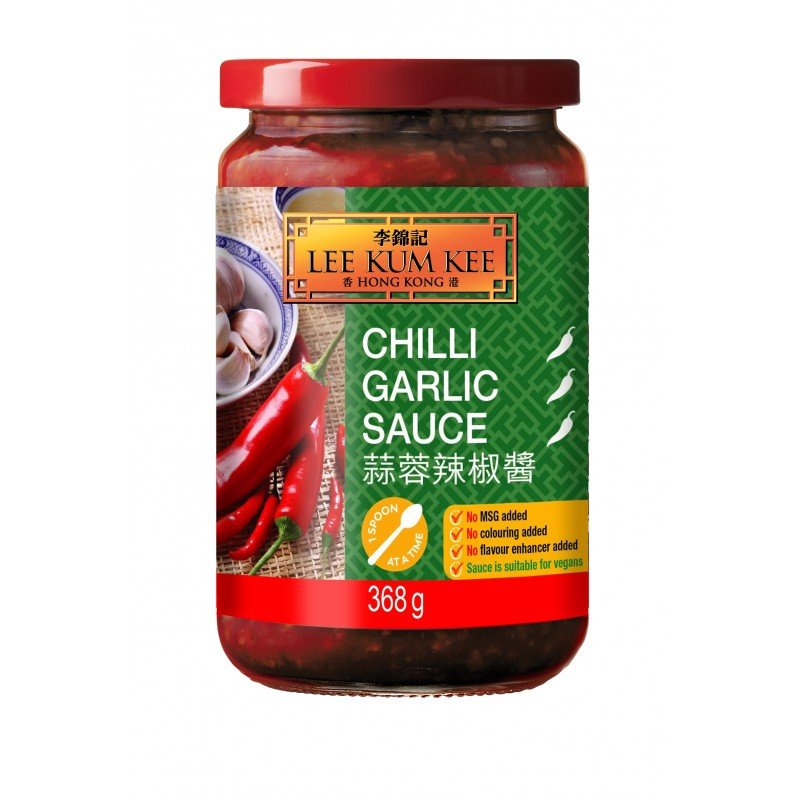 SALSA CHILLI GARLIC 368GX12BT 李锦记蒜蓉辣椒酱